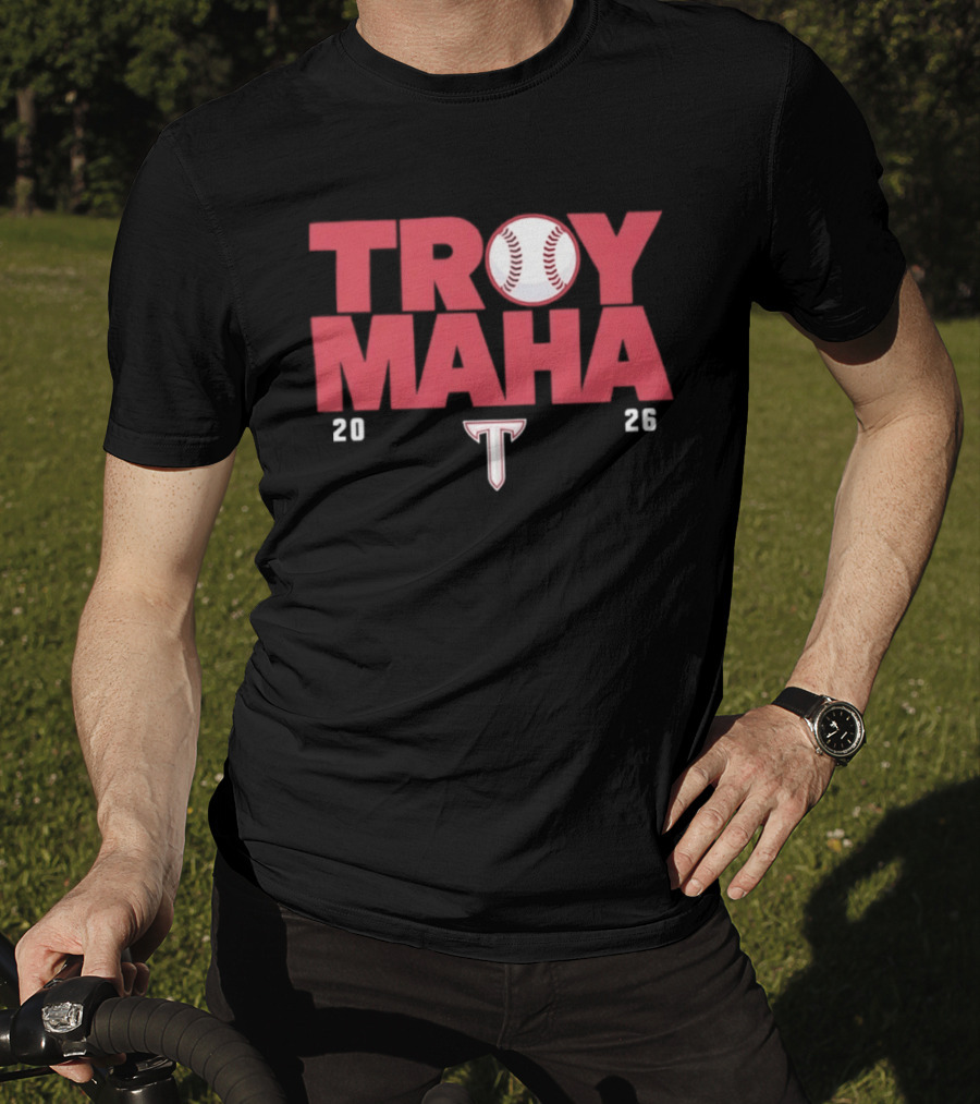 Troy Maha 2026 Baseball With Trojans T T-Shirt