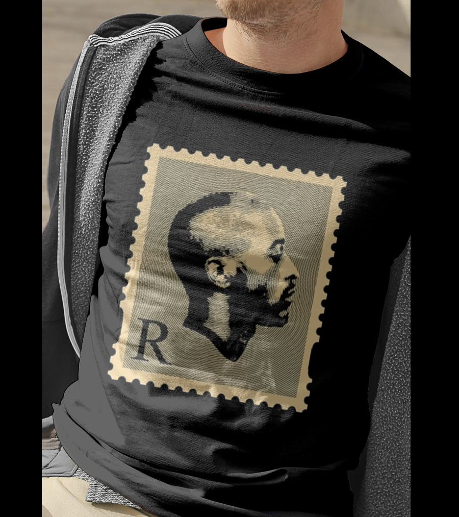 Tupac Shakur Black Postage Stamp Profile 2Pac T-Shirt
