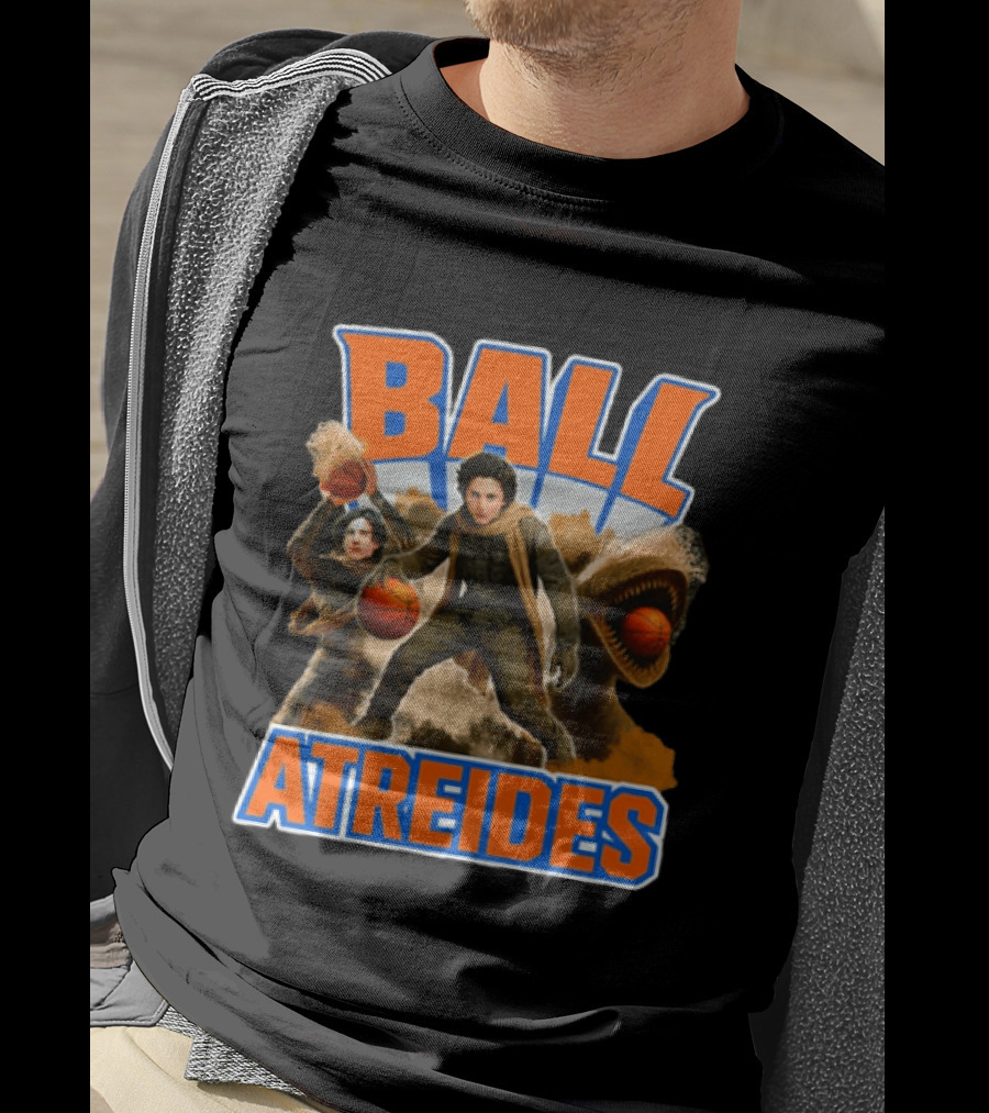 New York Basketball Ball Atreides Sandworm Dunk Adventure T-Shirt