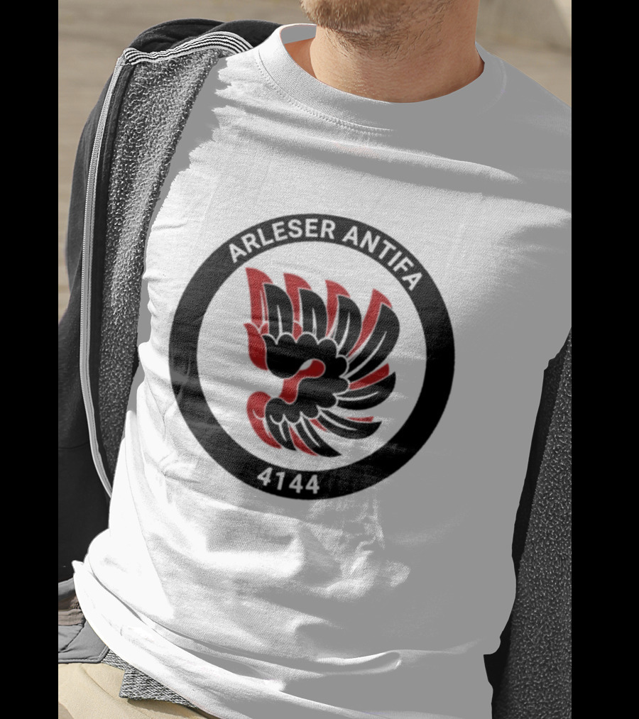 Arleser Antifa Arlesheim 4144 Black Red Fist T-Shirt
