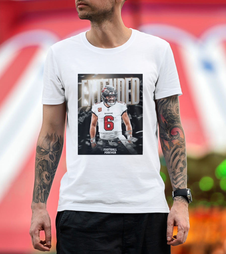 Extended Baker Mayfield Tampa Bay Football Forever T-Shirt