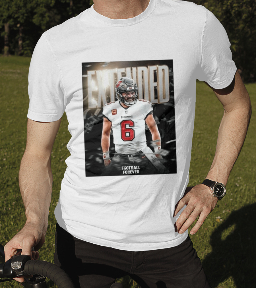 Extended Baker Mayfield Tampa Bay Football Forever T-Shirt