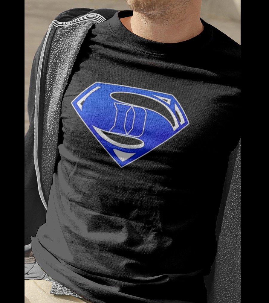 Duke Blue Devils Superman NCAA College Basketball T-Shirt