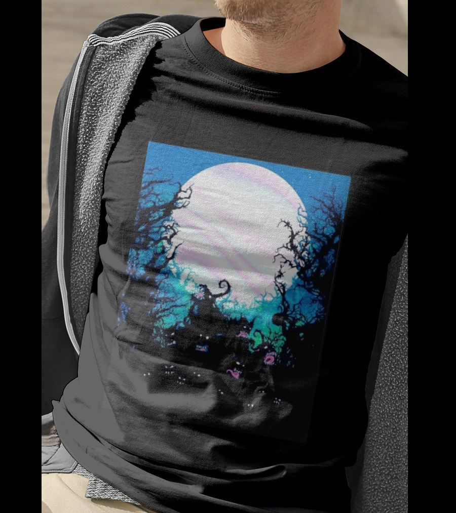 Gallows Orchestra Of Wolves Collection Full Moon Enchanted Forest Creatures T-Shirt