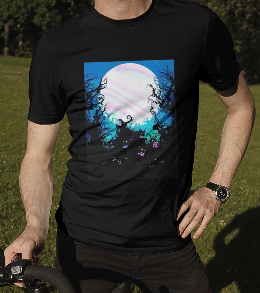 Gallows Orchestra Of Wolves Collection Full Moon Enchanted Forest Creatures T-Shirt