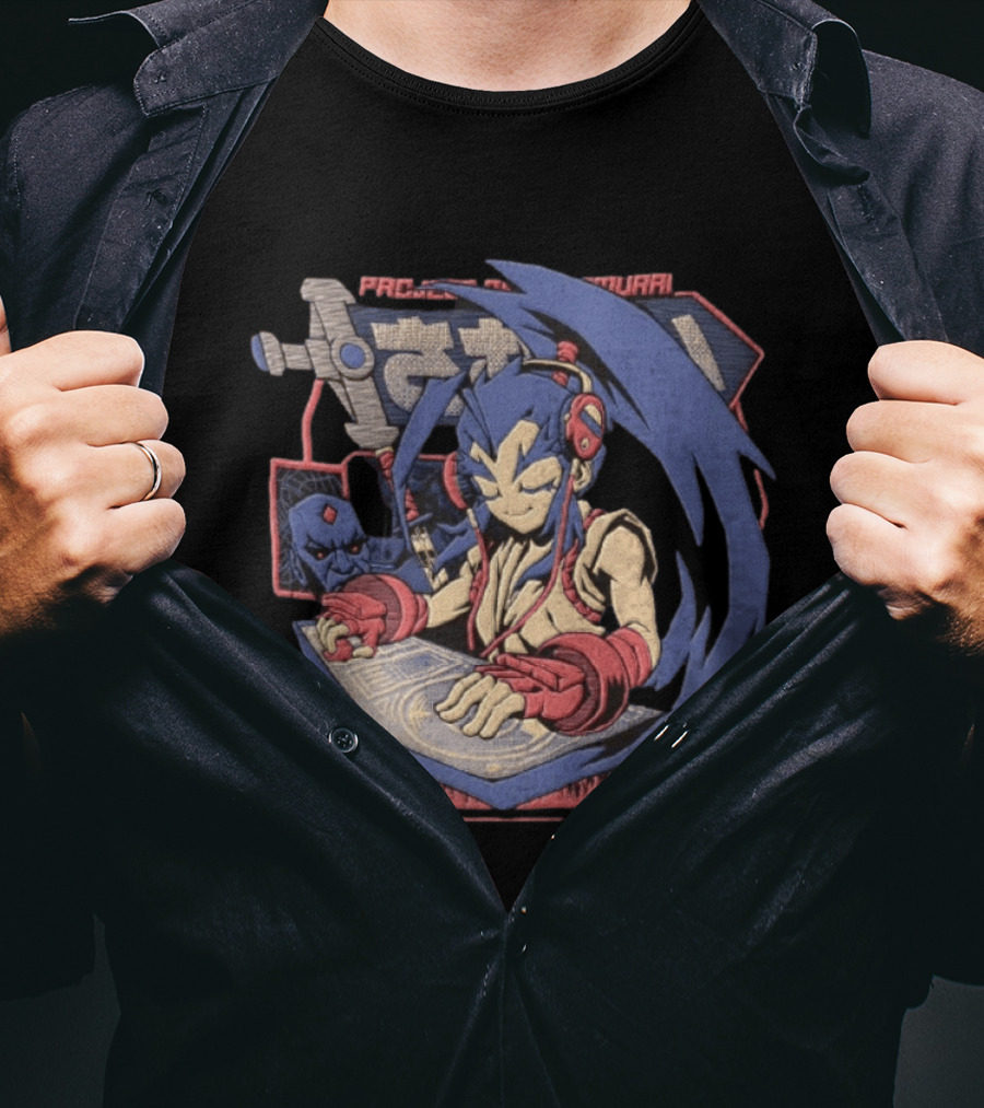Yoshimitsu Project Soul Samurai DJ Scene Anime T-Shirt