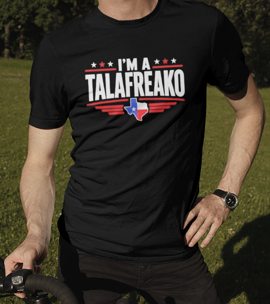 I'm A Talafreako Texas Map Stars Red White Blue T-Shirt