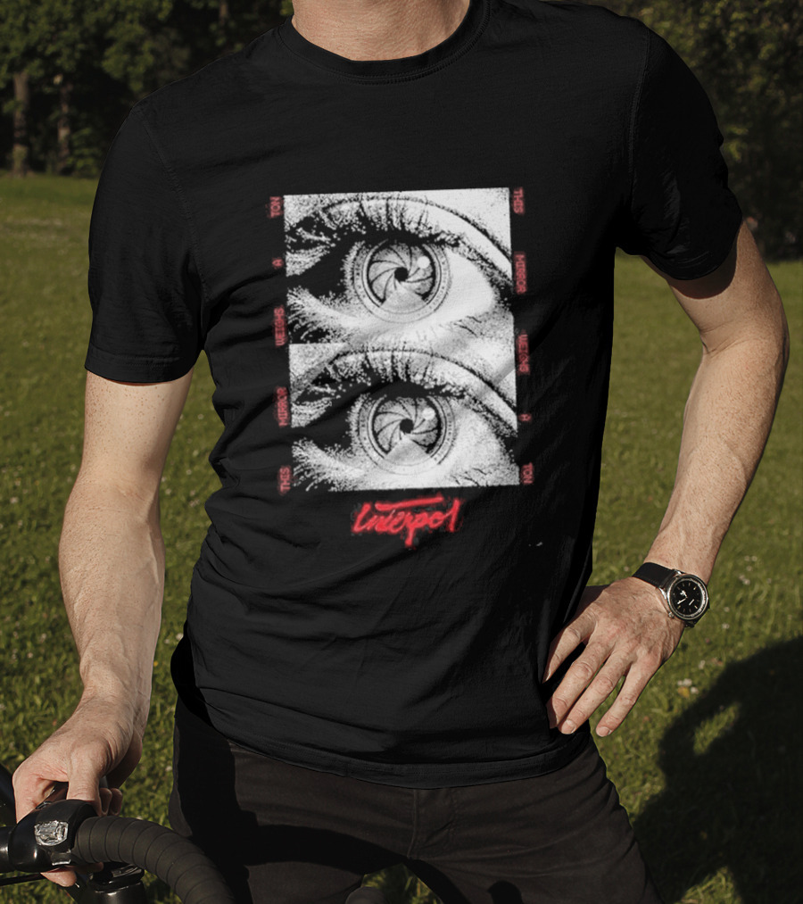 Shepard Fairey Obey Giant Interpol This Mirror Weighs A Ton T-Shirt