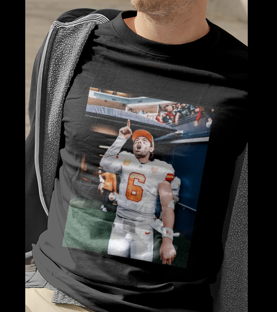 Baker Mayfield Tampa Bay Buccaneers NFL Quarterback Action Number 6 T-Shirt