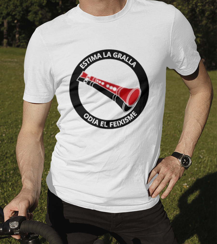 Estima La Gralla Odia El Feixisme Red Gralla T-Shirt