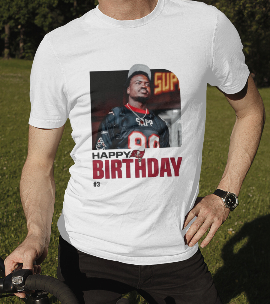 Happy Birthday Rueben Jr. Sapp Jersey #3 Football T-Shirt