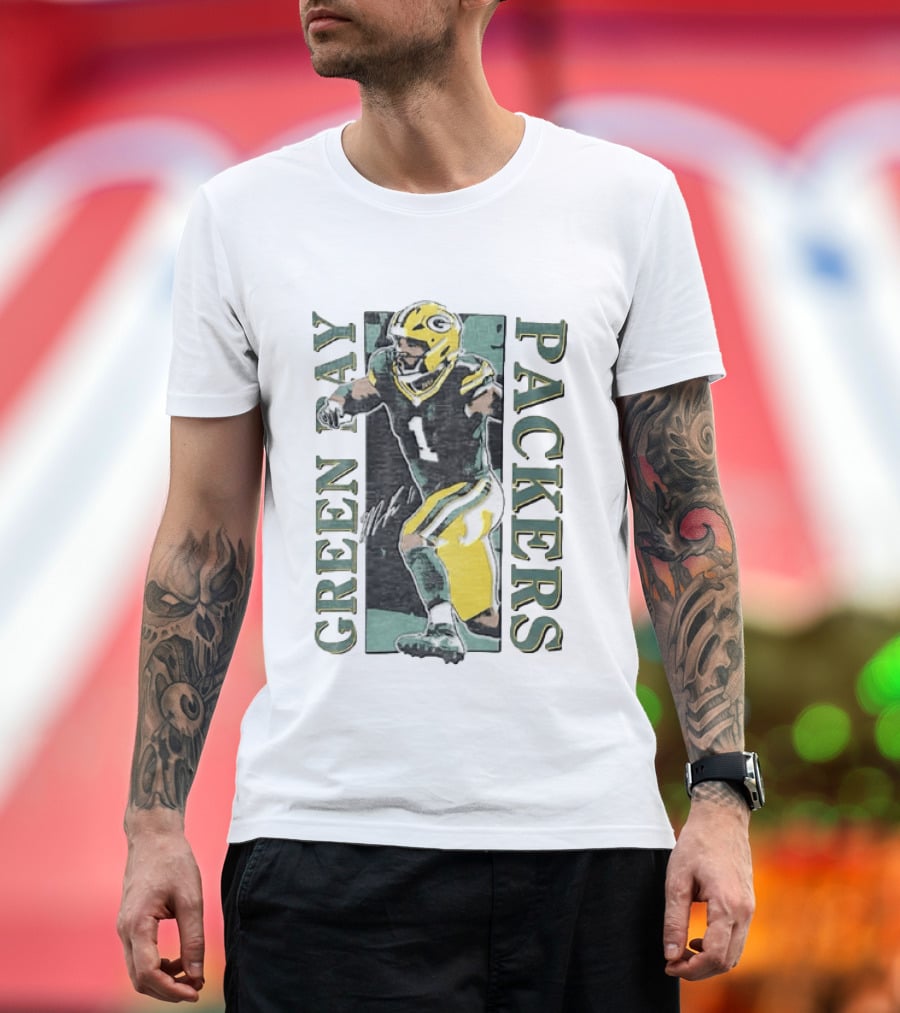 Jordan Love Green Bay Packers Football Jersey T-Shirt