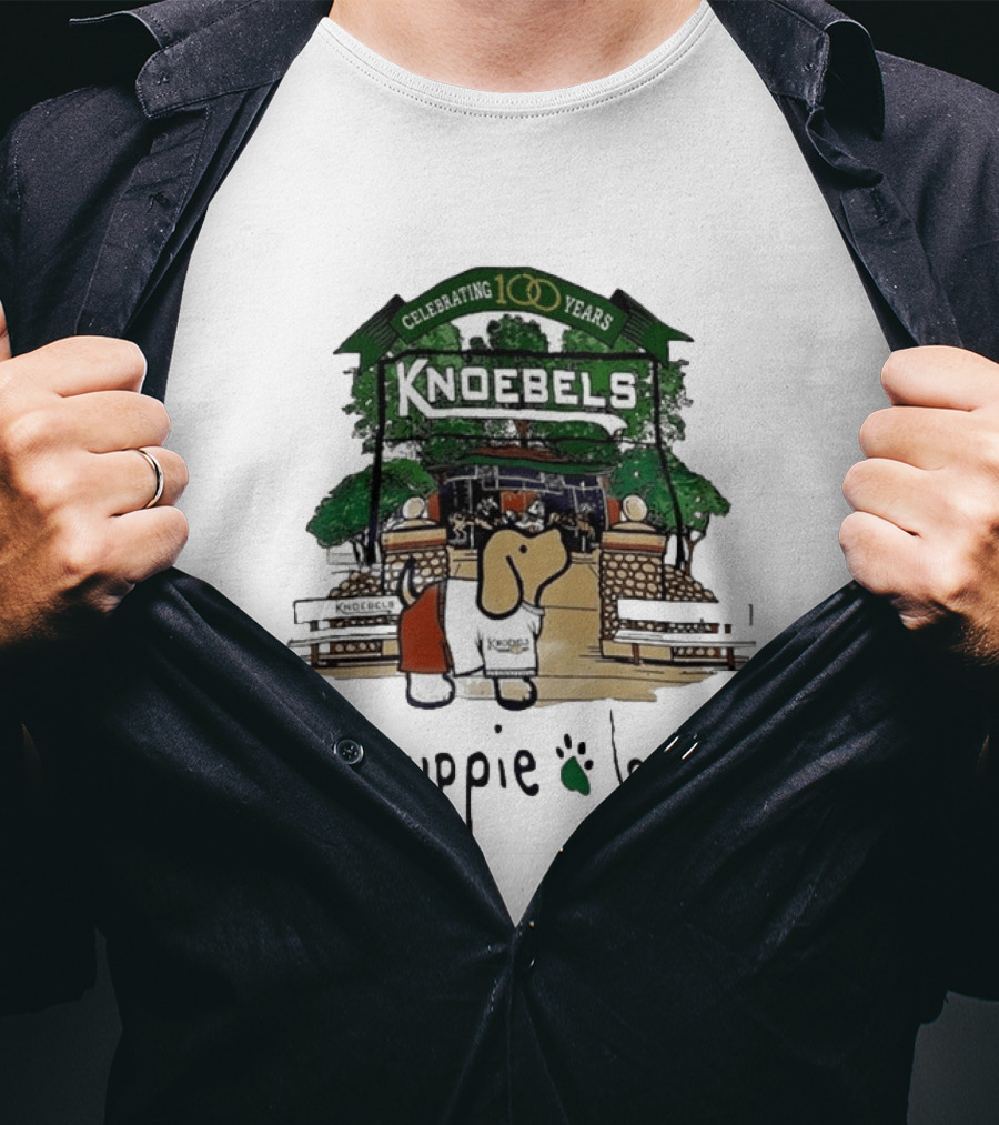 Celebrating 100 Years Knoebels Puppie Love T-Shirt
