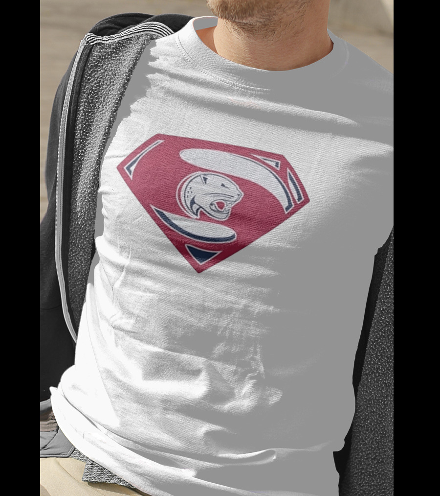 Panther S Emblem Superhero Sports Team Power T-Shirt