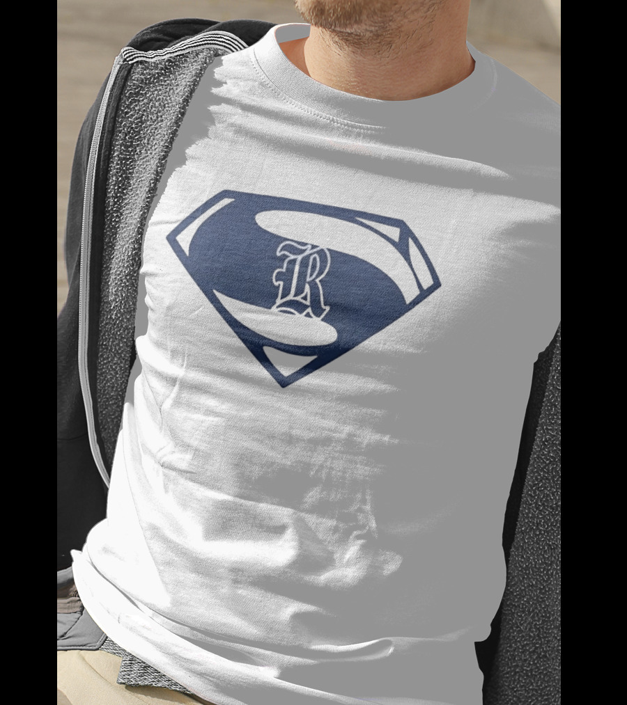R Shield Emblem Superhero Inspired Crest T-Shirt