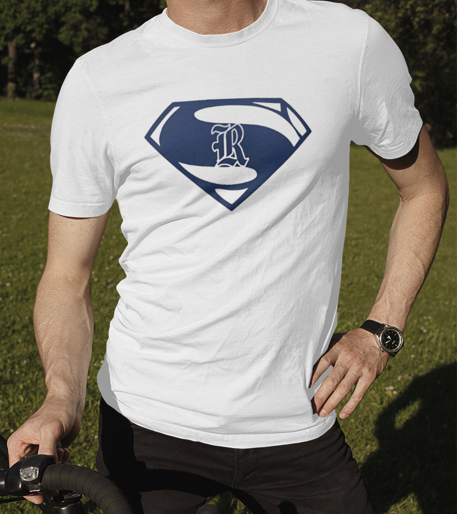 R Shield Emblem Superhero Inspired Crest T-Shirt