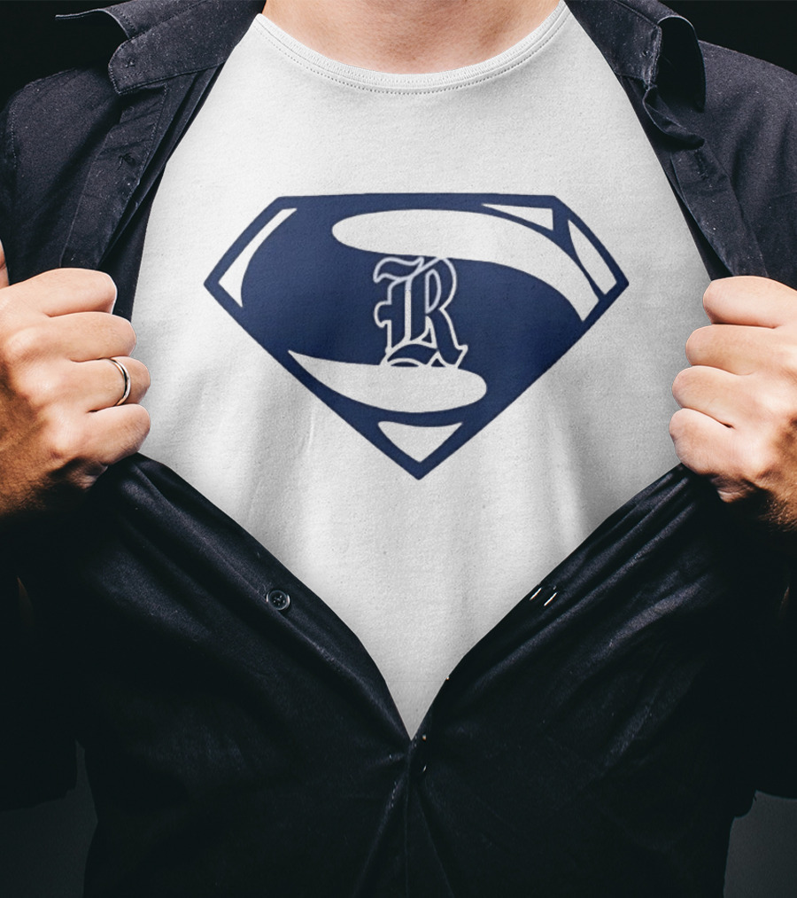 R Shield Emblem Superhero Inspired Crest T-Shirt
