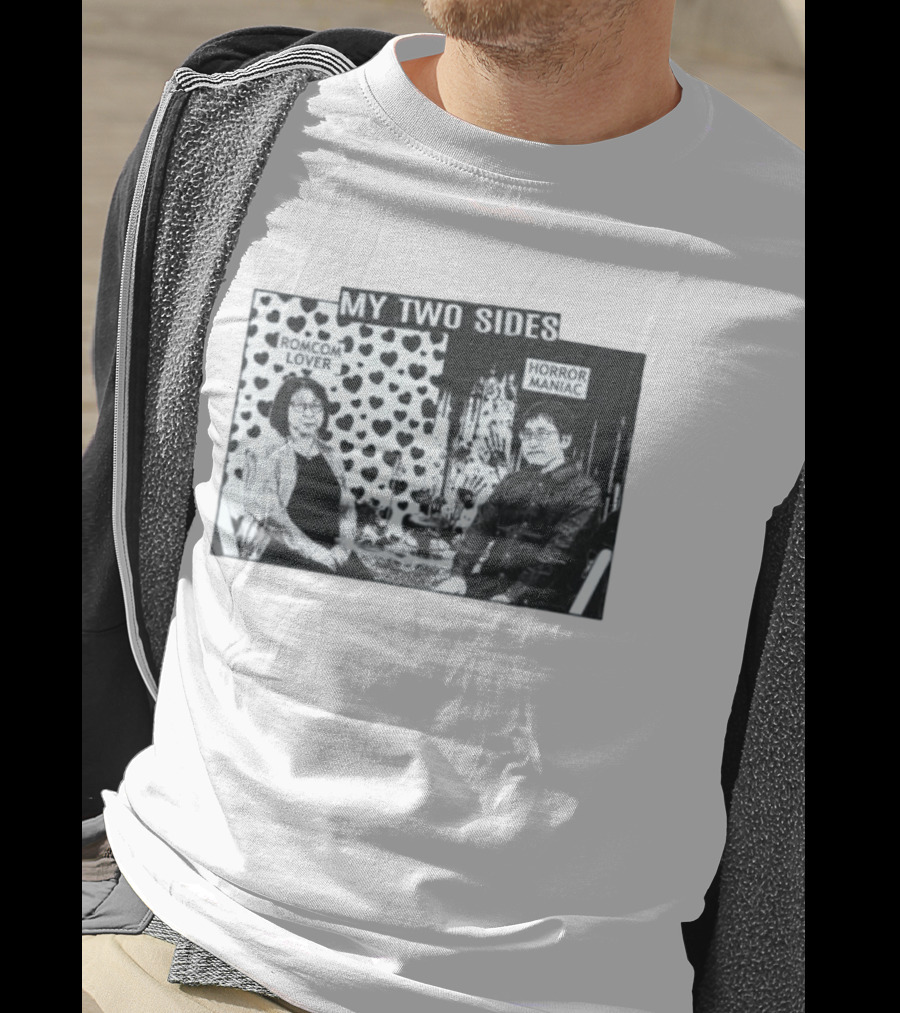 Rumiko Takahashi And Junji Ito My Two Sides Romcom Lover Horror Maniac T-Shirt