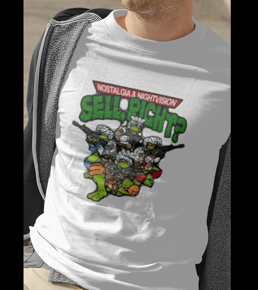 Nostalgia Nightvision TMNT Sell Right T-Shirt