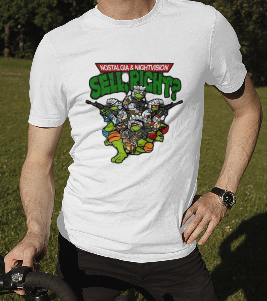 Nostalgia Nightvision TMNT Sell Right T-Shirt