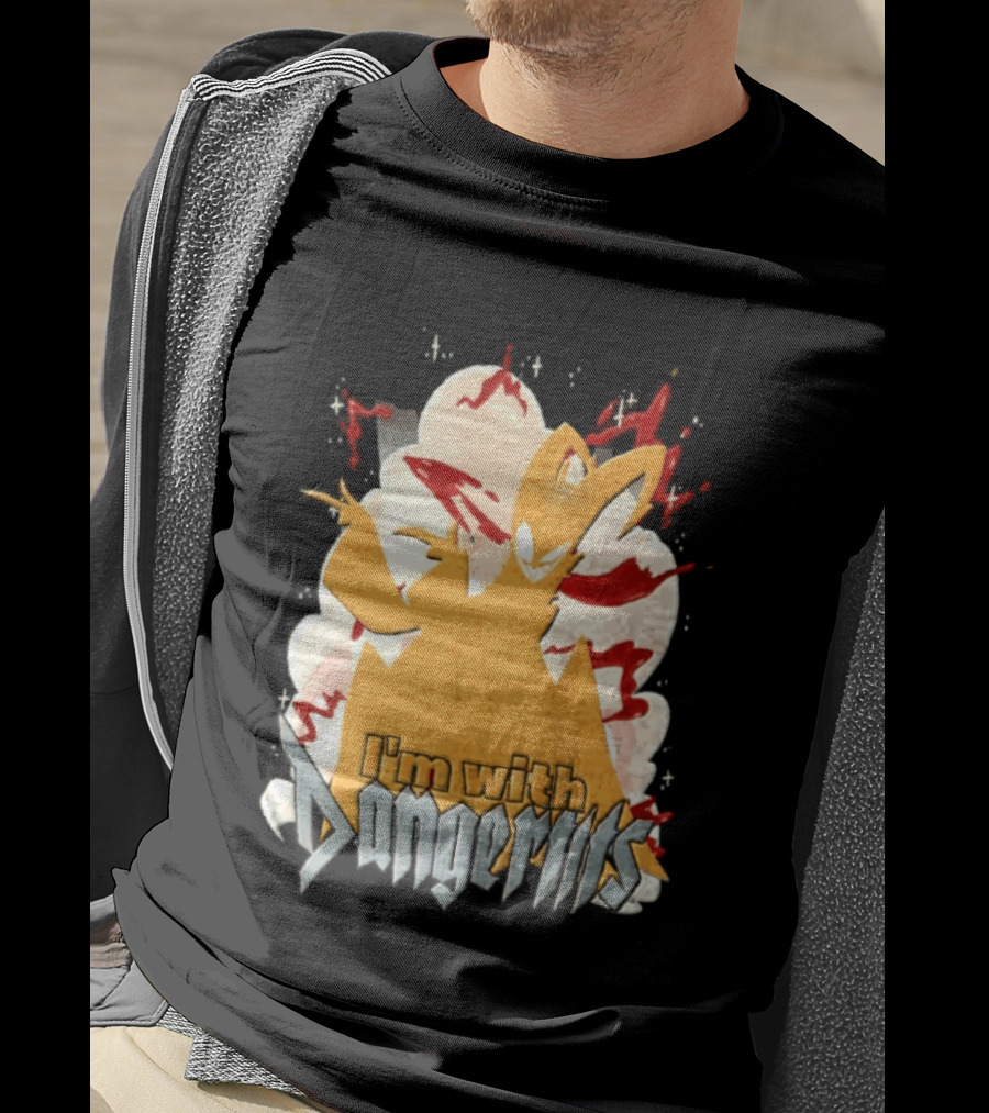 Adam Exorcist Hazbin Hotel I'm With Dangerous T-Shirt
