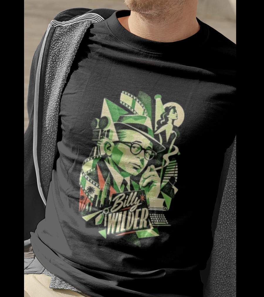 Billy Wilder Classic Hollywood Director Retro Film T-Shirt