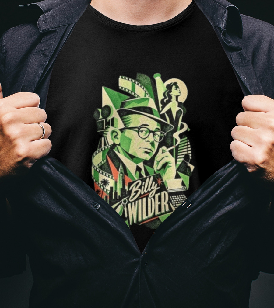 Billy Wilder Classic Hollywood Director Retro Film T-Shirt