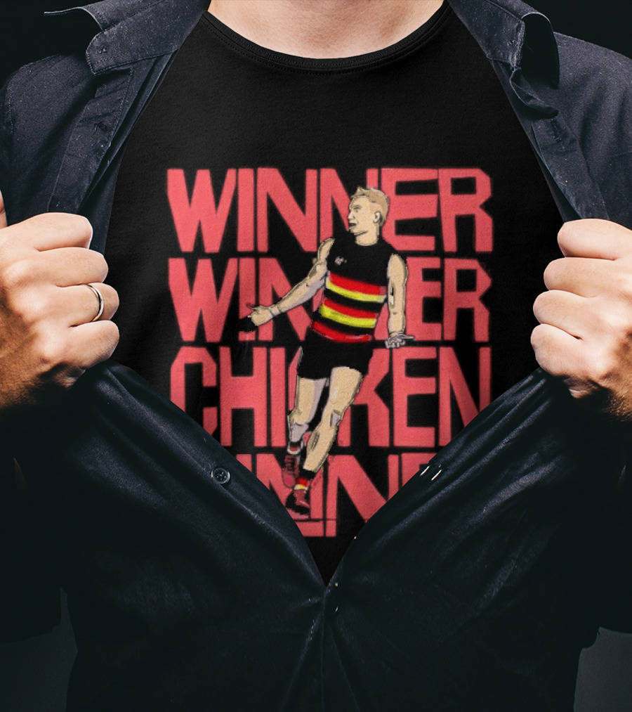 Jordan Dawson Winner Winner Chicken Dinner Adelaide Crows Victory T-Shirt