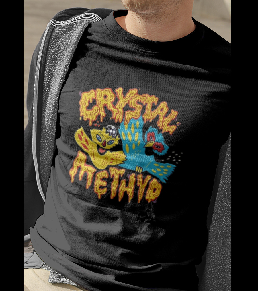 Crystal Methyd RuPaul Drag Race Bird Characters T-Shirt