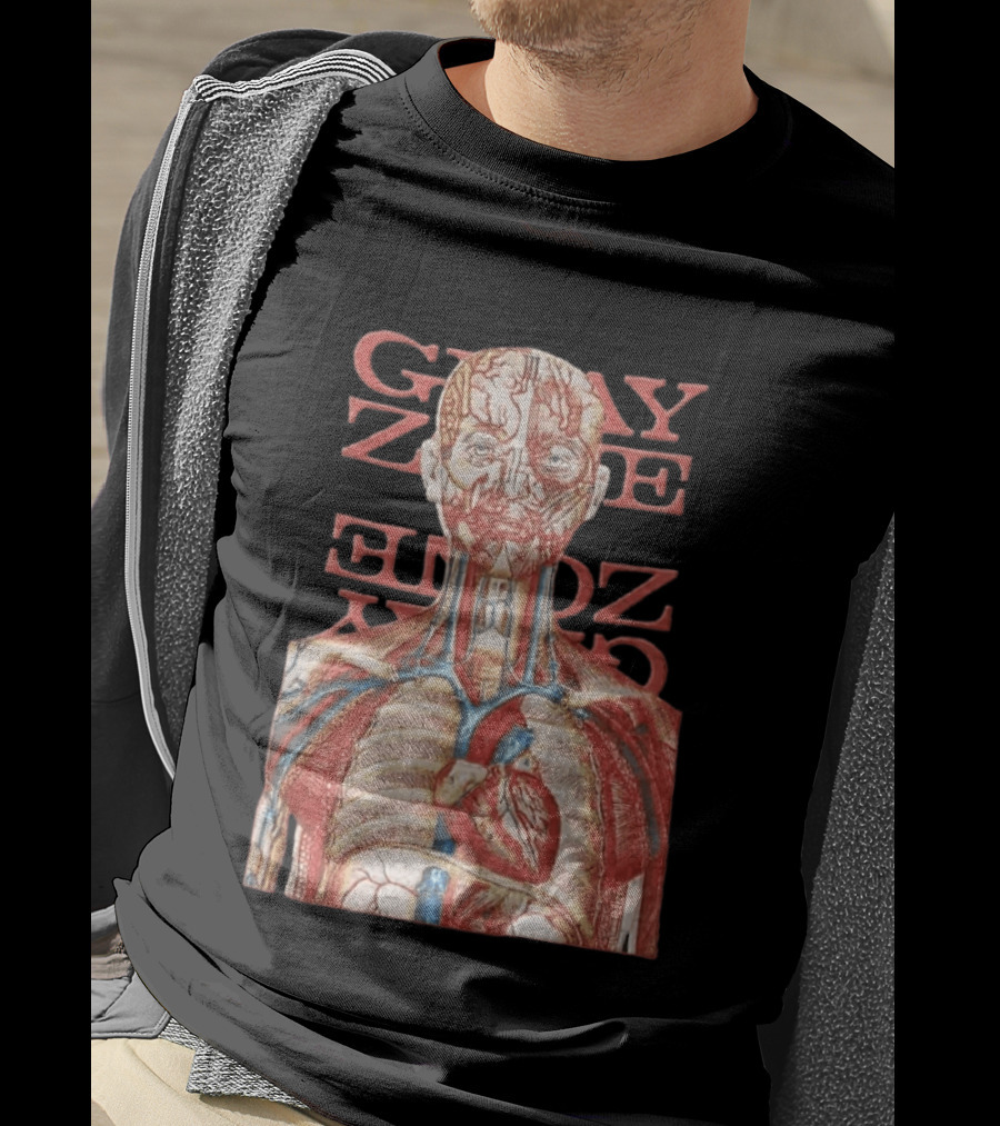 Gray Zone Anatomy Heart Illustration Adults Medical Revolutionize T-Shirt