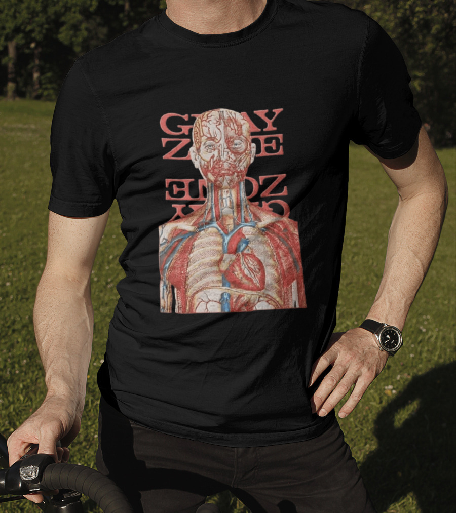 Gray Zone Anatomy Heart Illustration Adults Medical Revolutionize T-Shirt