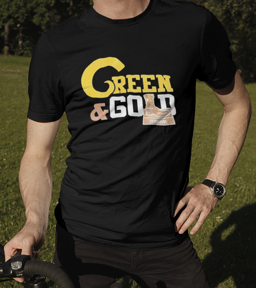 Green Gold Denver Boot Distressed DNVR T-Shirt