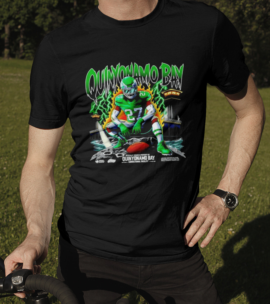 Quinyon Mitchell Quinyonamo Bay Philadelphia Eagles 27 Football T-Shirt