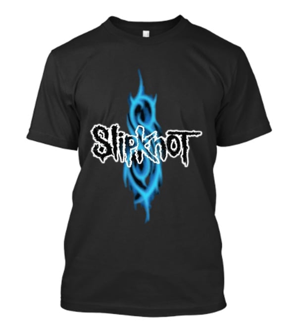 Slipknot Blue Tribal Flame Caustic Agnostic T-Shirt