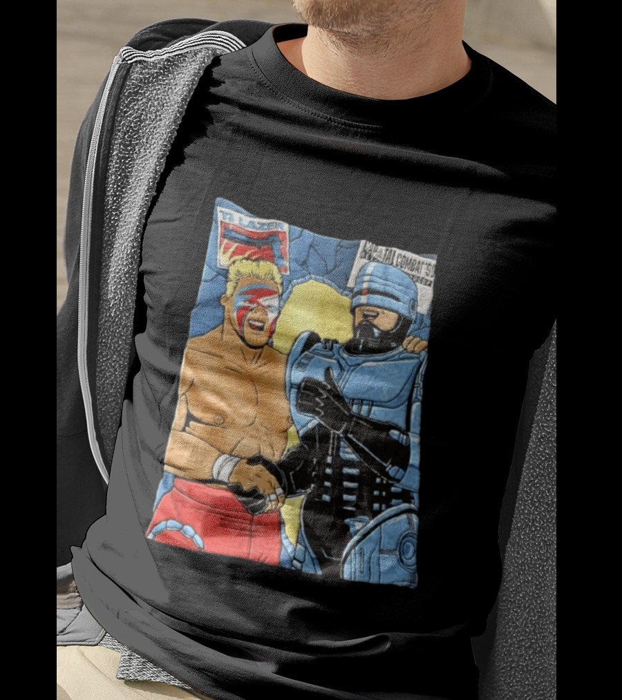 Ultimate Warrior TJ Lazer Robocop Capital Combat 90 T-Shirt