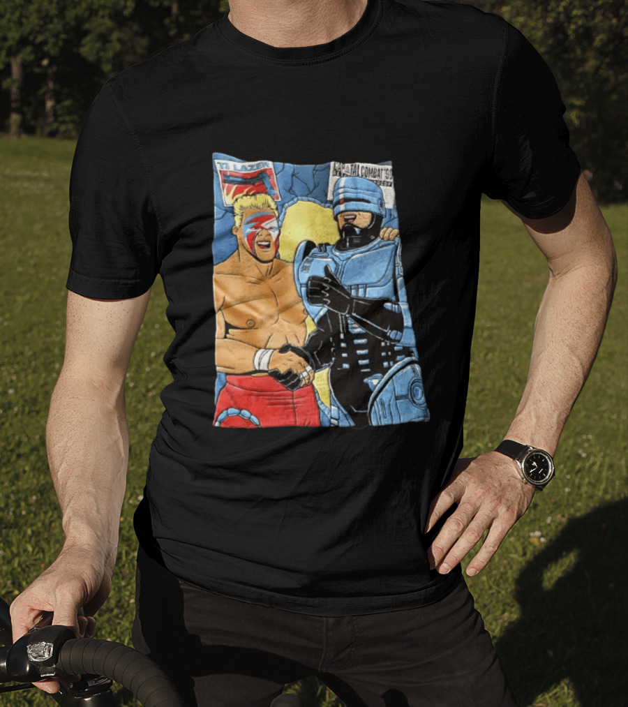 Ultimate Warrior TJ Lazer Robocop Capital Combat 90 T-Shirt