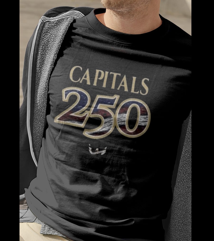 Washington Capitals Celebrate America250 With Stars And Stripes T-Shirt