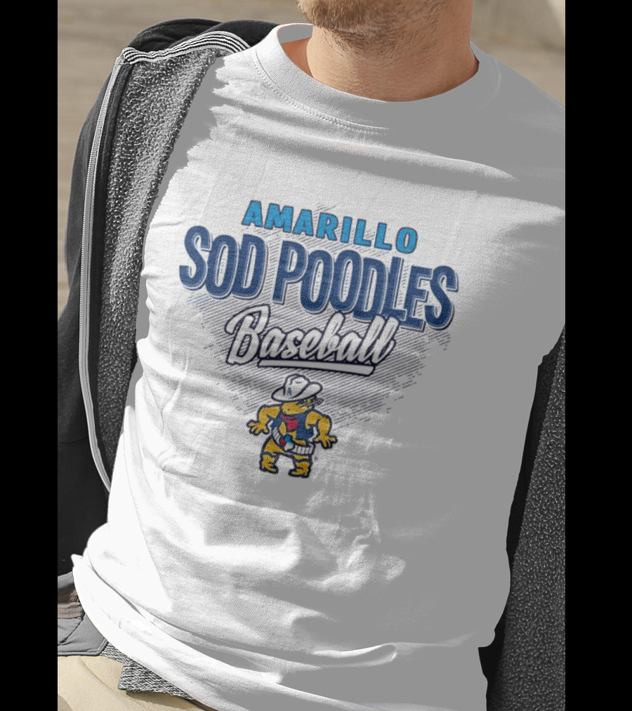 Amarillo Sod Poodles Baseball Team Logo MiLB T-Shirt