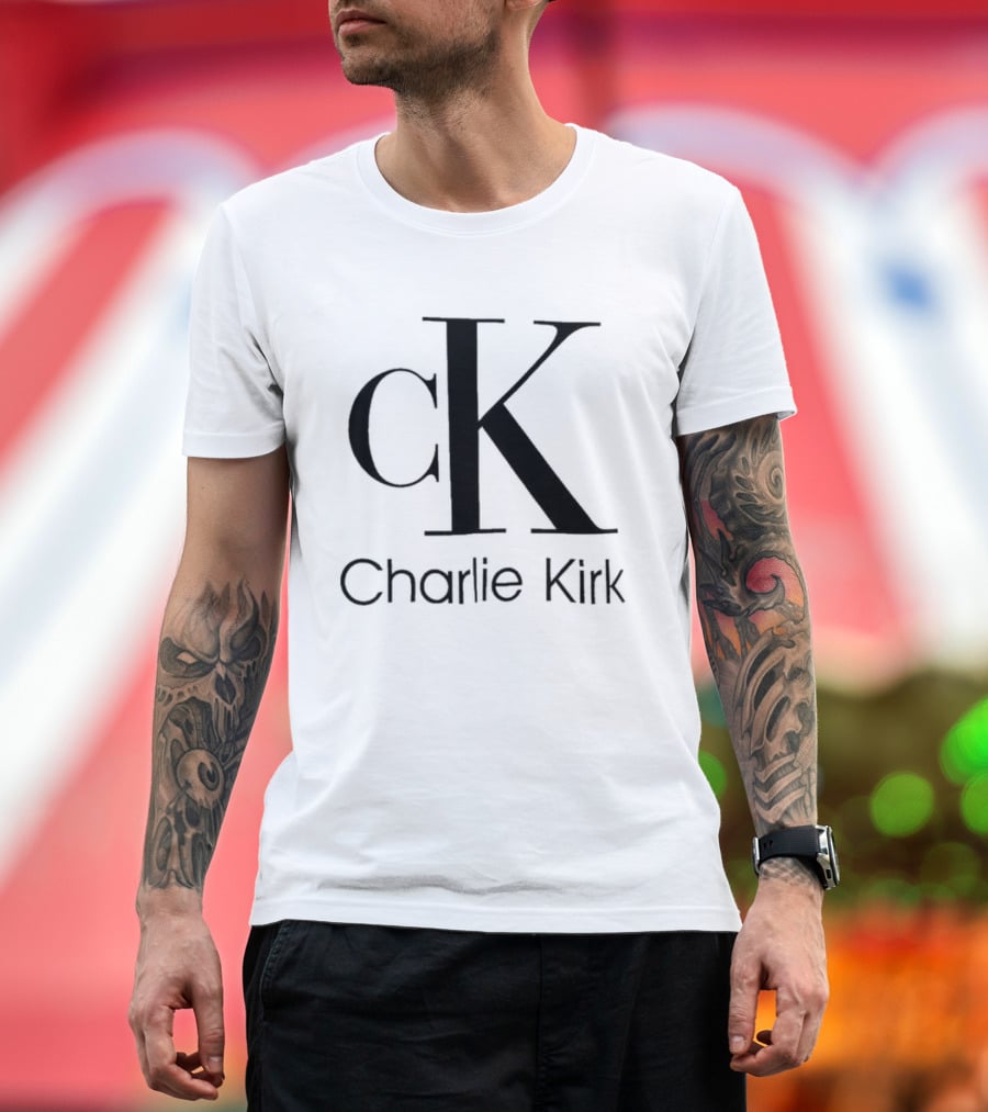 Charlie Kirk CK Bold Monogram T-Shirt