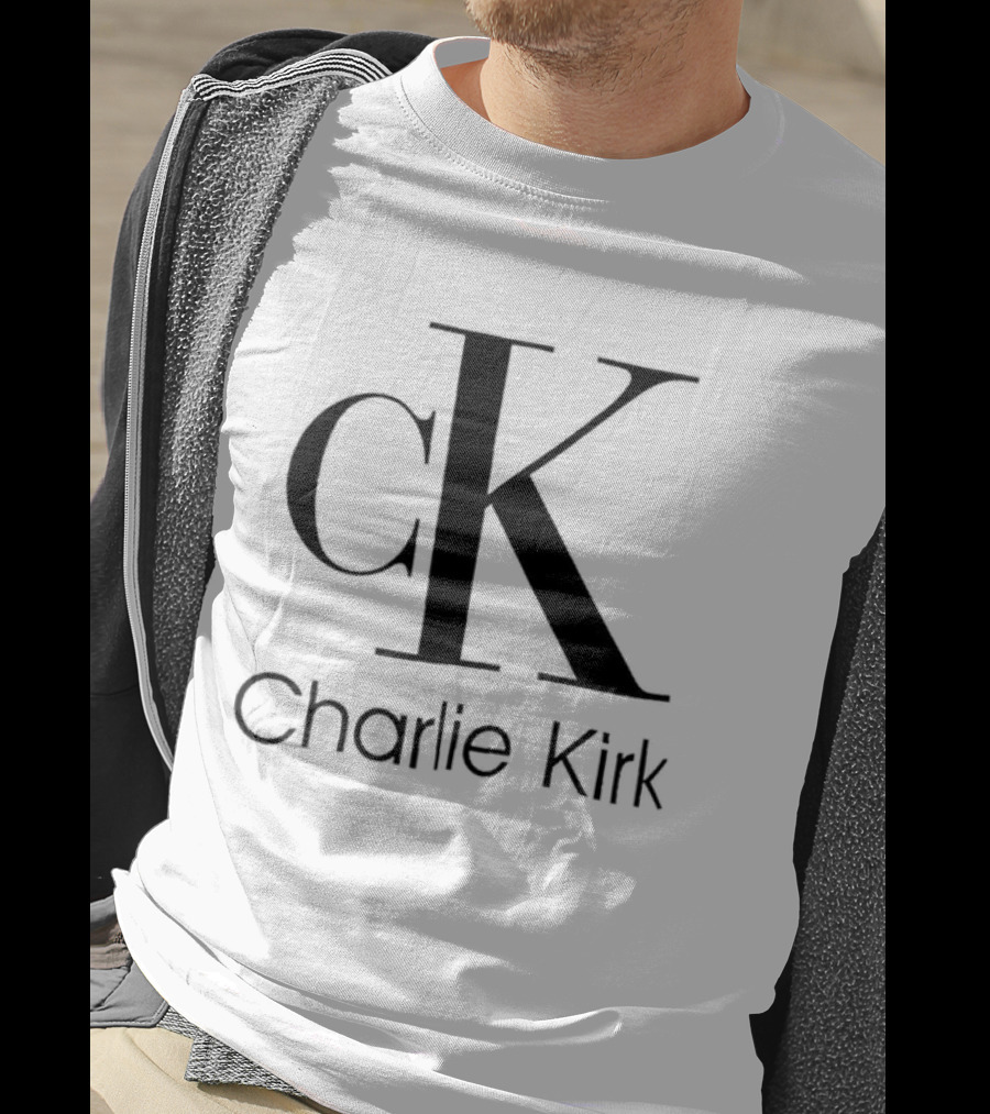 Charlie Kirk CK Bold Monogram T-Shirt