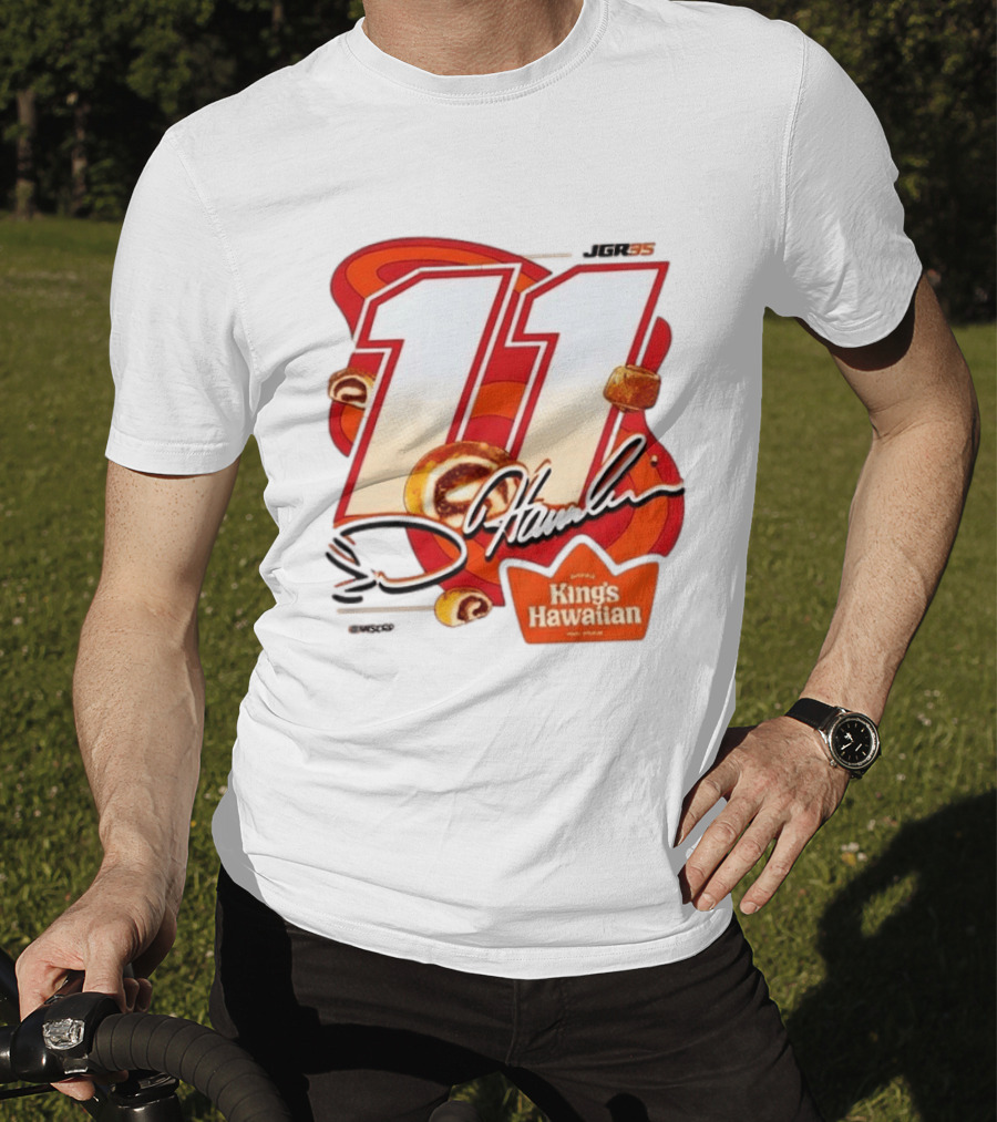 Denny Hamlin 11 JGR Nascar King's Hawaiian Cinnamon Bites T-Shirt
