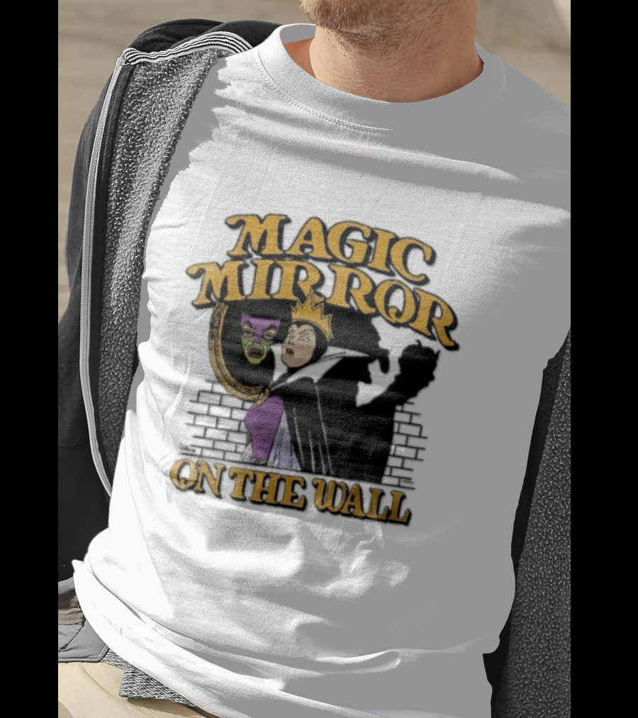 Magic Mirror On The Wall Evil Queen Old Hag Shadow T-Shirt