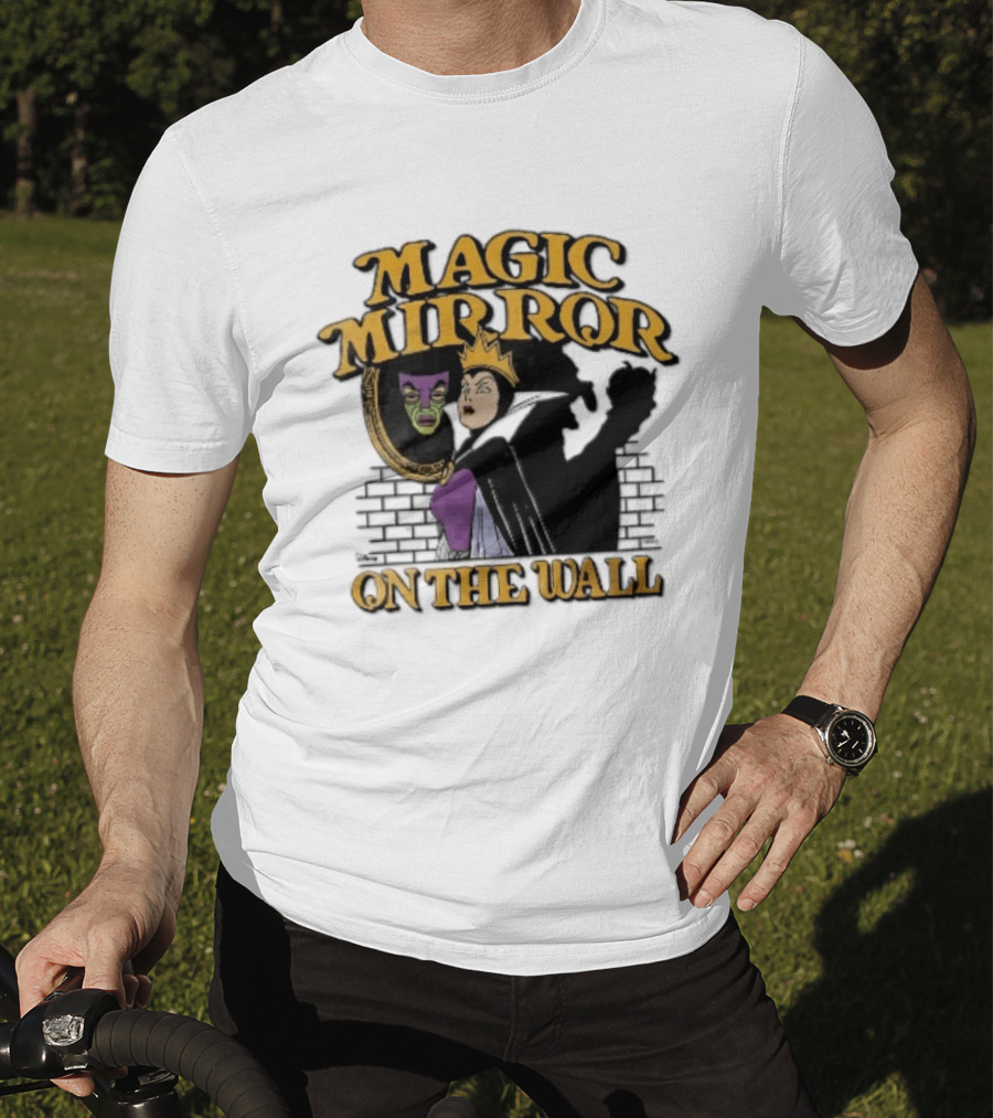 Magic Mirror On The Wall Evil Queen Old Hag Shadow T-Shirt