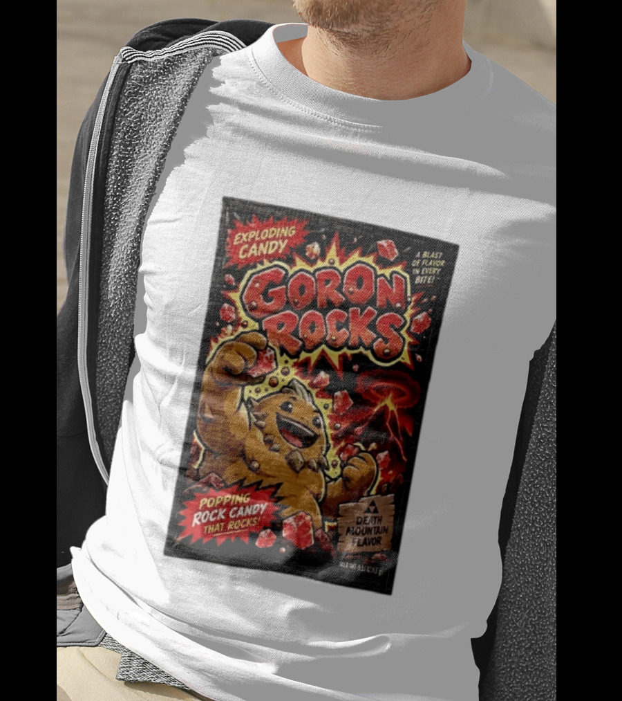 Exploding Candy Goron Rocks Death Mountain Flavor Popping Rock Candy That Rocks T-Shirt