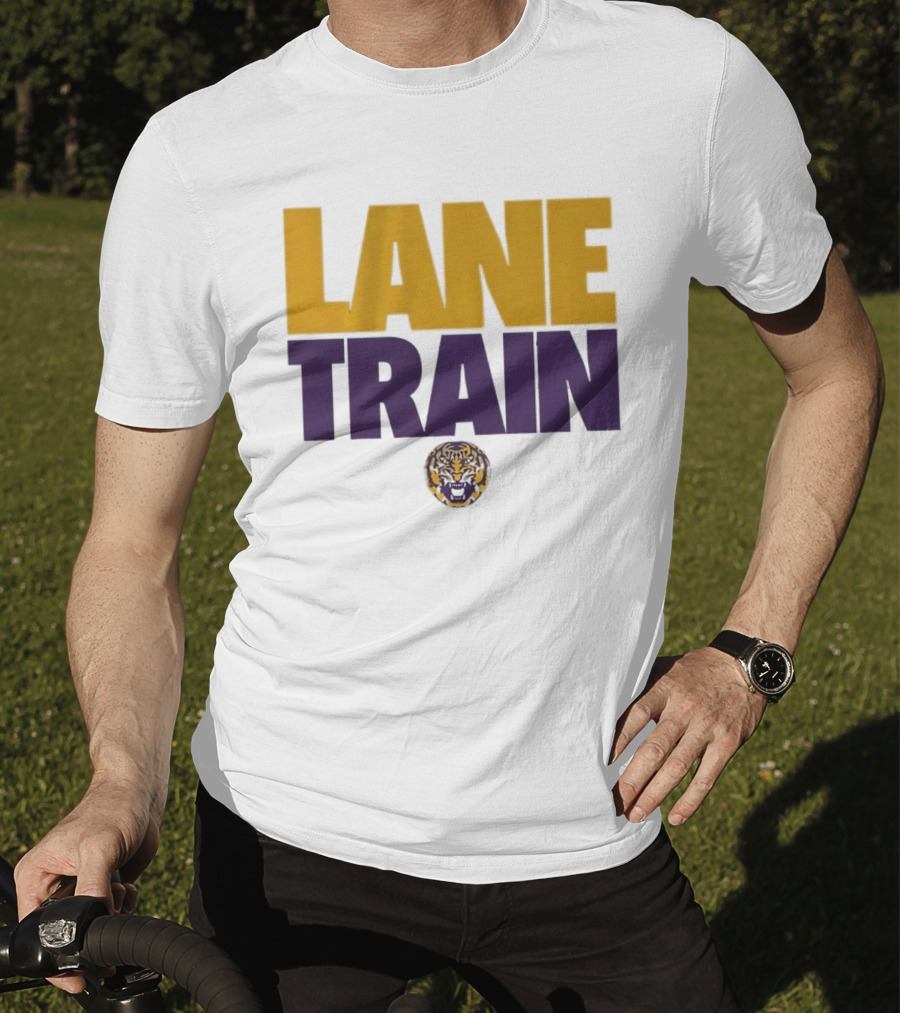 Lane Train LSU Tigers Football SEC Fan Gear T-Shirt