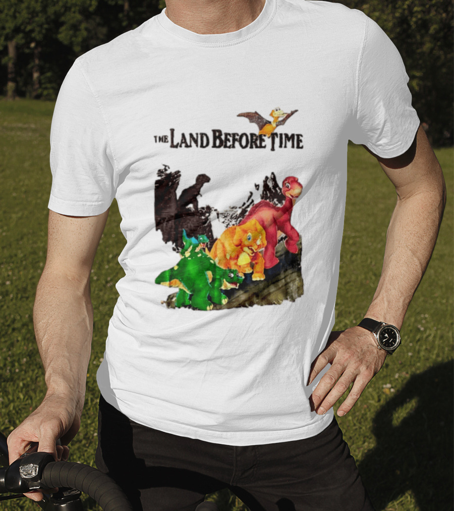 The Land Before Time Littlefoot Petrie Cera Spike Dinosaur Movie Youth T-Shirt