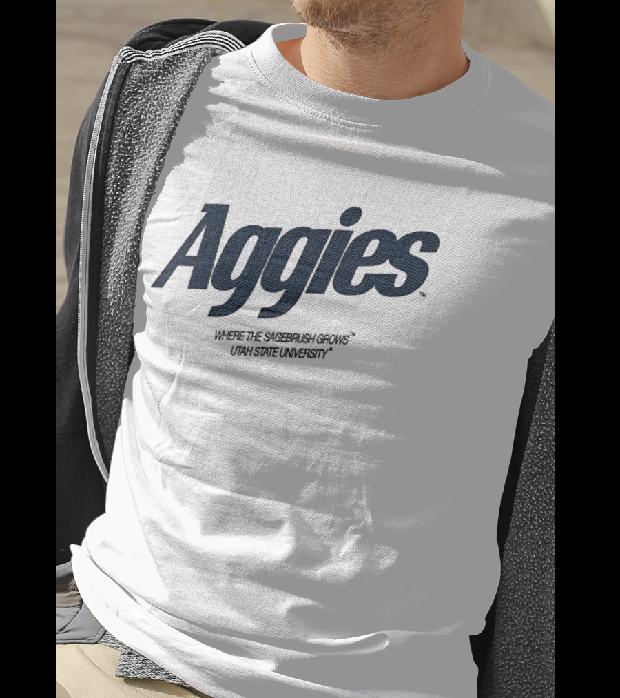 Aggies Where The Sagebrush Grows Utah State University T-Shirt