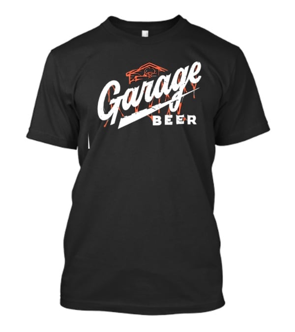 Garage Beer Distressed Style Vintage Aesthetic T-Shirt