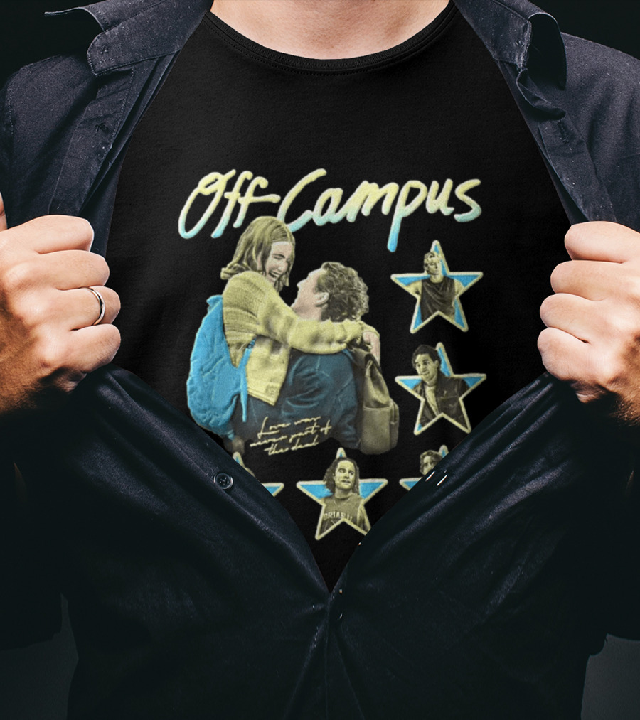 Off Campus Elle Kennedy Love Was Never Part Of The Deal Romance Book Characters T-Shirt