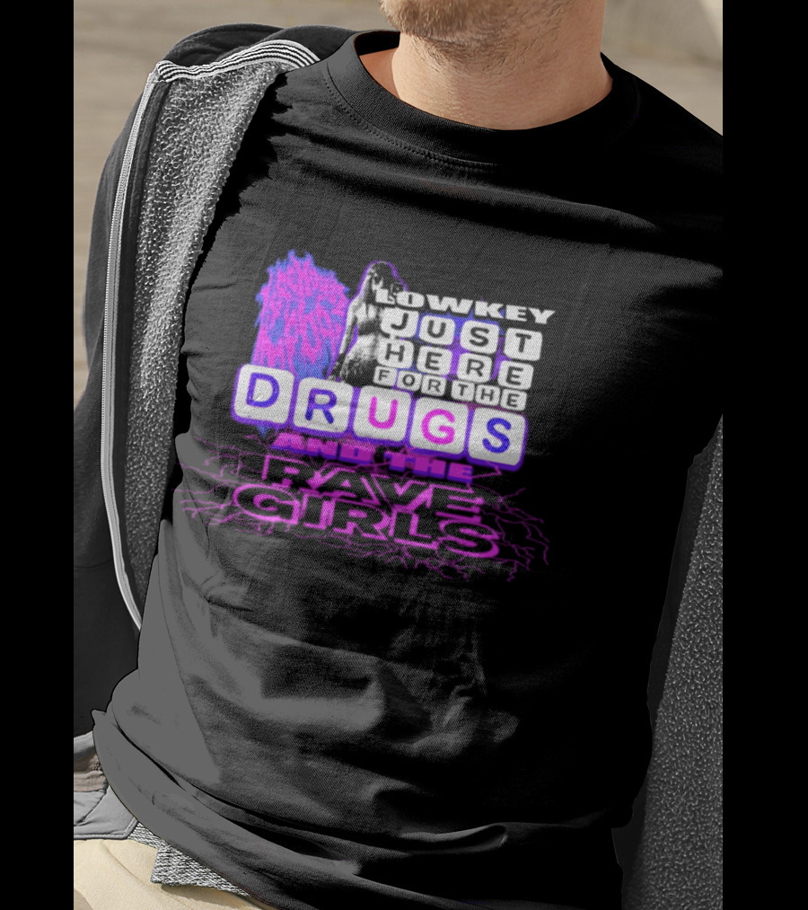 Lowkey Firehouse 666 Drugs Anti Life Rave Girls T-Shirt